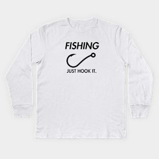 Just hook it Kids Long Sleeve T-Shirt